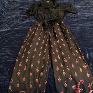 Bebe Black Jumpsuit Size Large